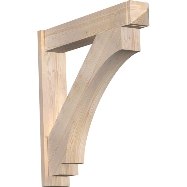 Ekena Millwork Imperial Arts & Crafts Smooth Outlooker, Douglas Fir, 7 1/2"W x 40"D x 40"H OUT08X40X40IMP03SDF - main